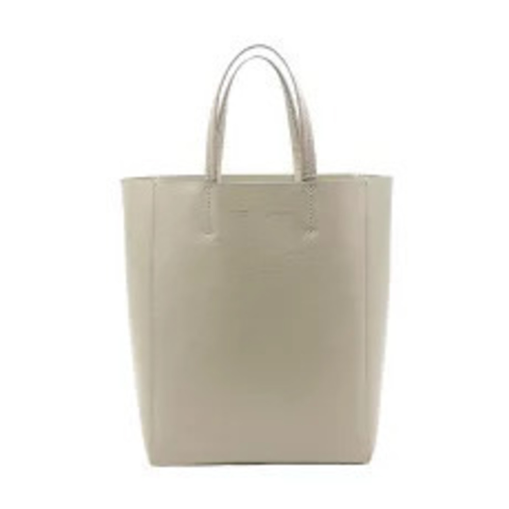Celine Vertical Cabas Tote Bag Leather Gray